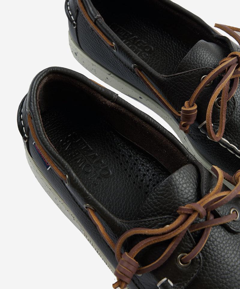 Slowear Scarpa da barca in pelle martellata In Vendita