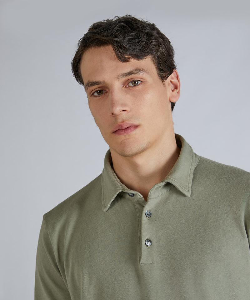 Slowear Polo slim fit in Interlock Vendita Calda