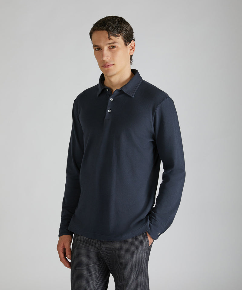 Slowear Polo slim fit in Interlock Vendita Economica