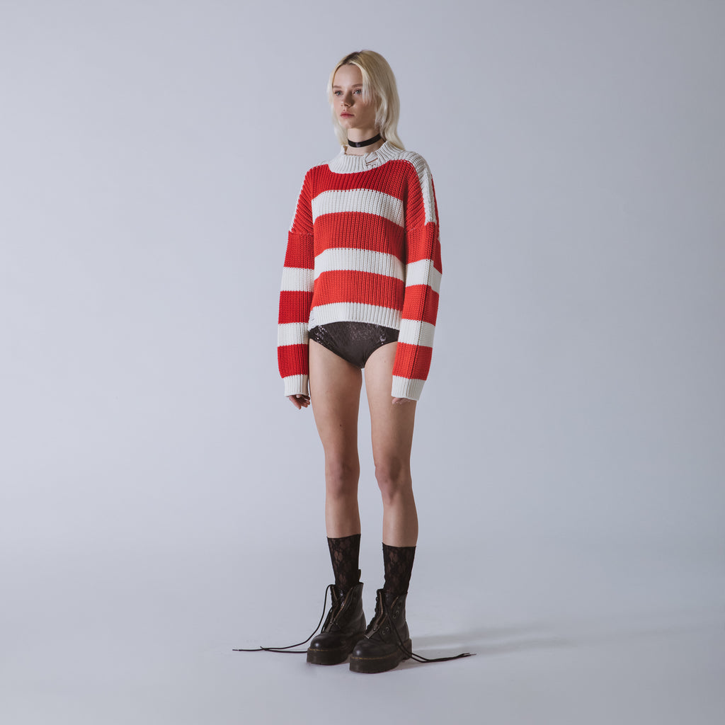 Sveta Milano Maglione girocollo in cotone Amélie Hotsell