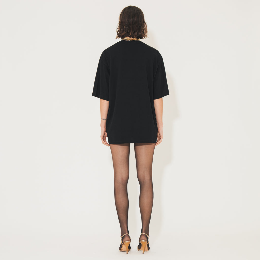Sveta Milano T-shirt Charlotte in jersey di cotone Nuova