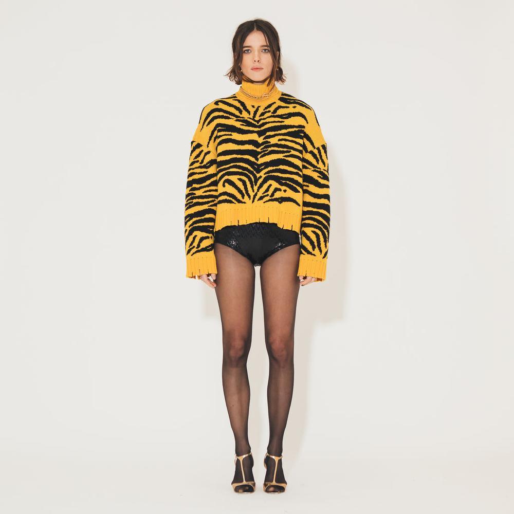 Sveta Milano Maglione a dolcevita Henriette con effetto vissuto Outlet