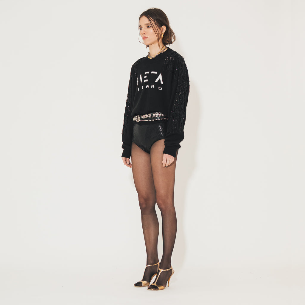 Sveta Milano Maglione Elena con logo Sveta Milano Promozione