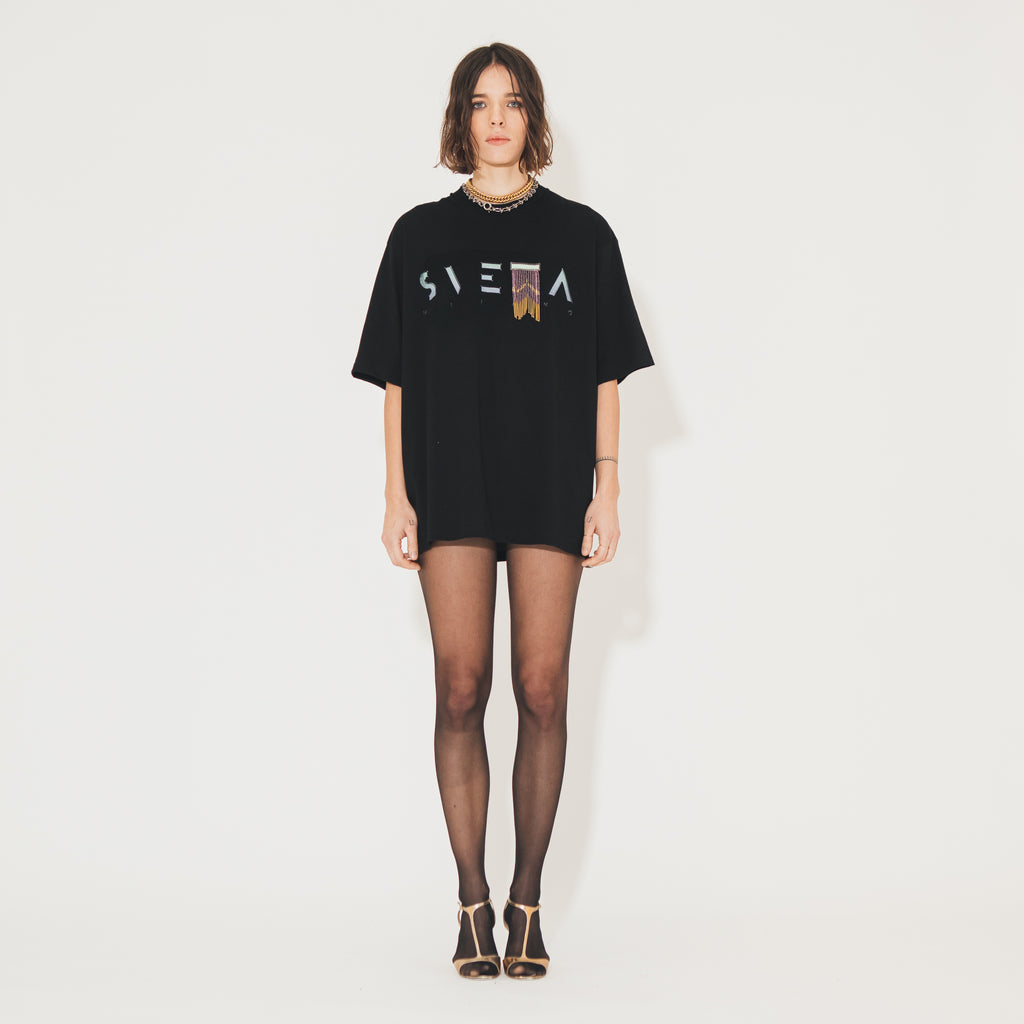 Sveta Milano T-shirt in jersey di cotone Eva Pezzi Unici