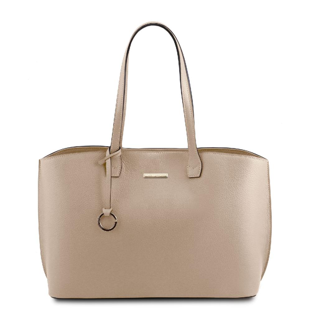 Tuscany Leather Shopping Tasche aus Leder Negozio