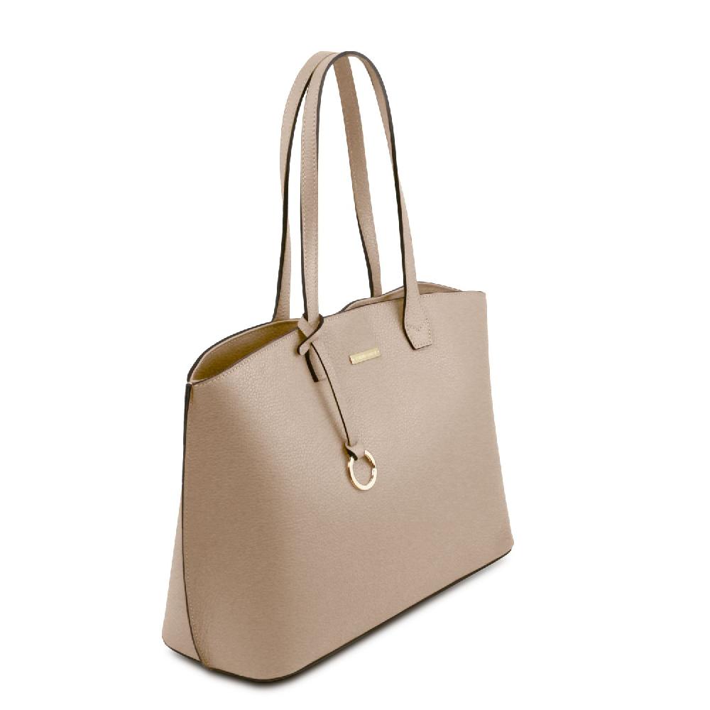 Tuscany Leather Shopping Tasche aus Leder Negozio