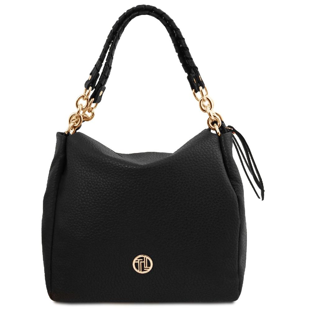 Tuscany Leather Shopping Tasche aus Weichem Leder Nuova