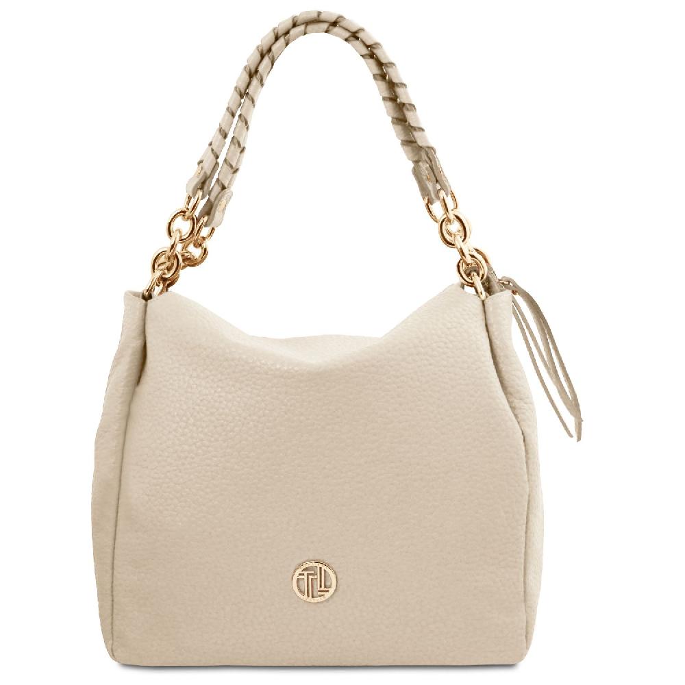 Tuscany Leather Shopping Tasche aus Weichem Leder Moda