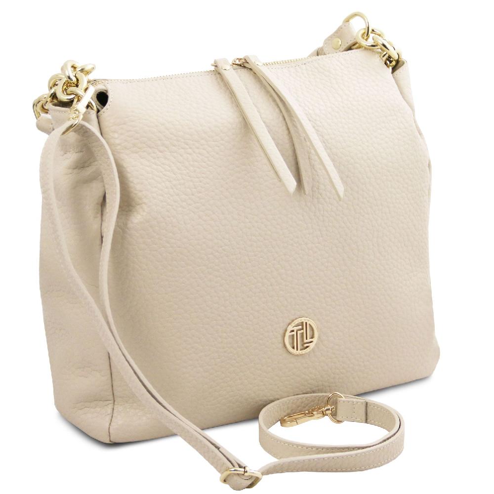 Tuscany Leather Shopping Tasche aus Weichem Leder Moda