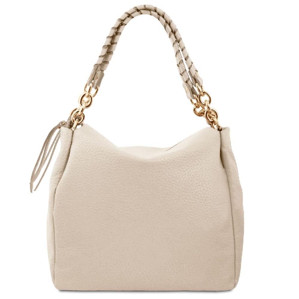 Tuscany Leather Shopping Tasche aus Weichem Leder Moda