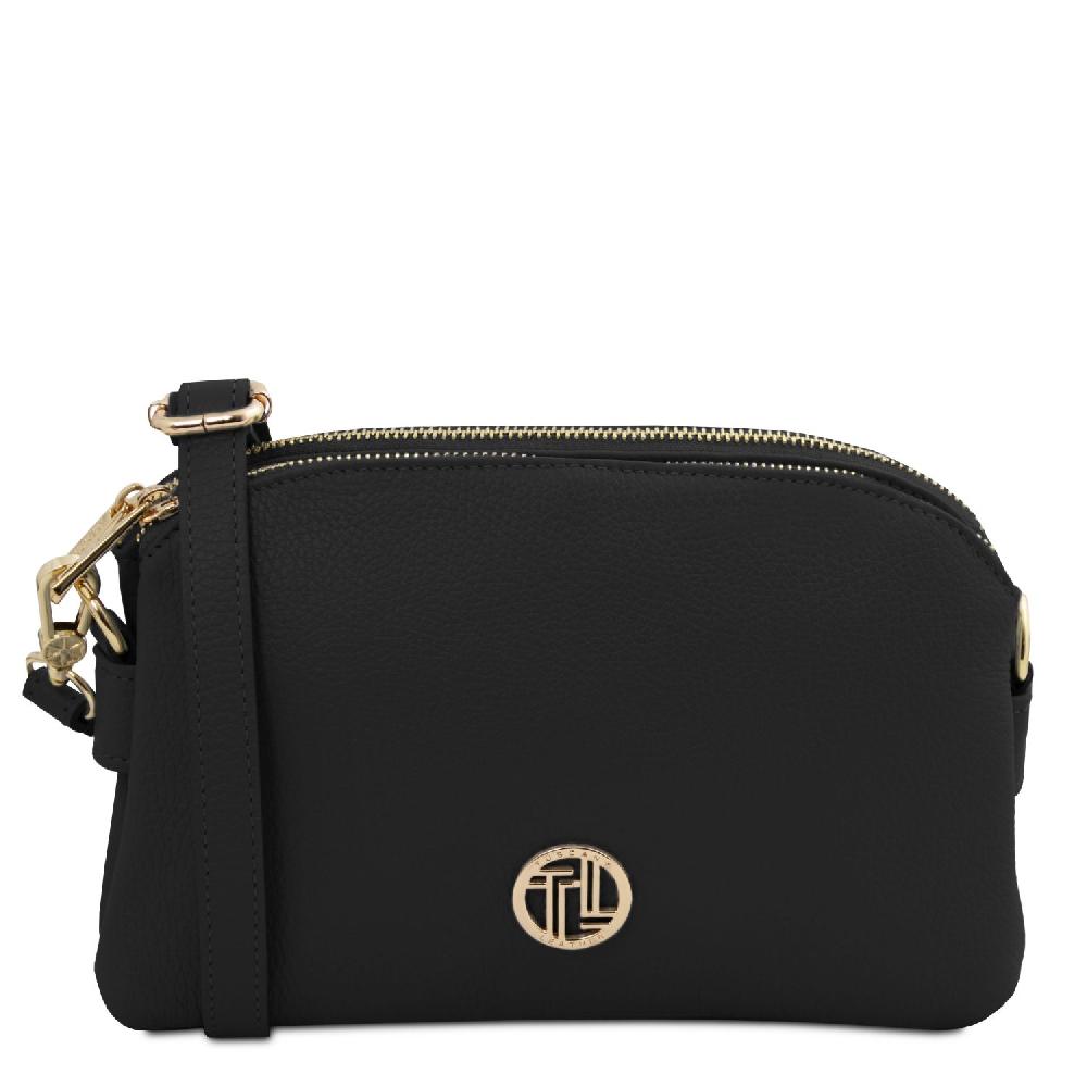 Tuscany Leather Umhängetasche aus Weichem Leder Soddisfazione Garantita