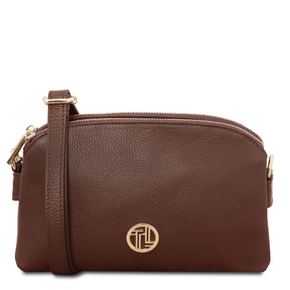 Tuscany Leather Umhängetasche aus Weichem Leder Qualità Garantita