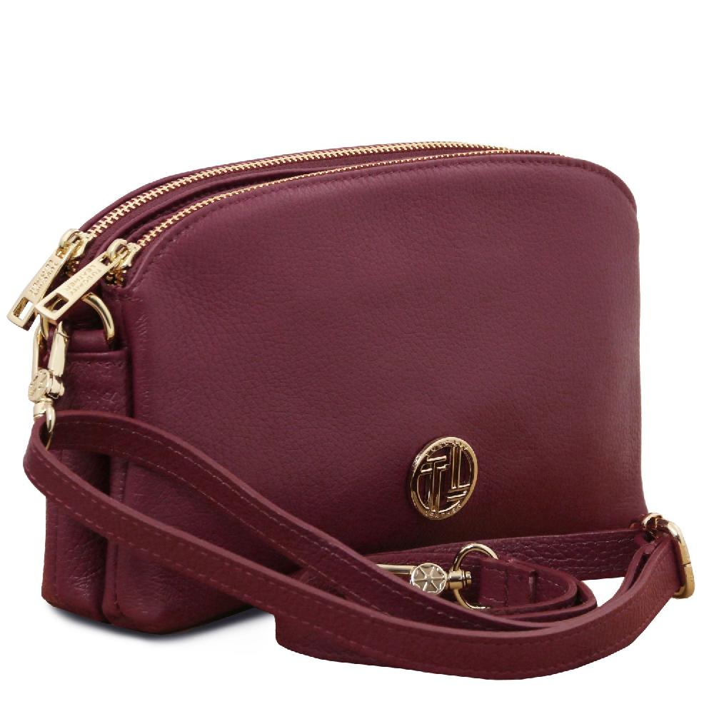 Tuscany Leather Umhängetasche aus Weichem Leder Negozi Online