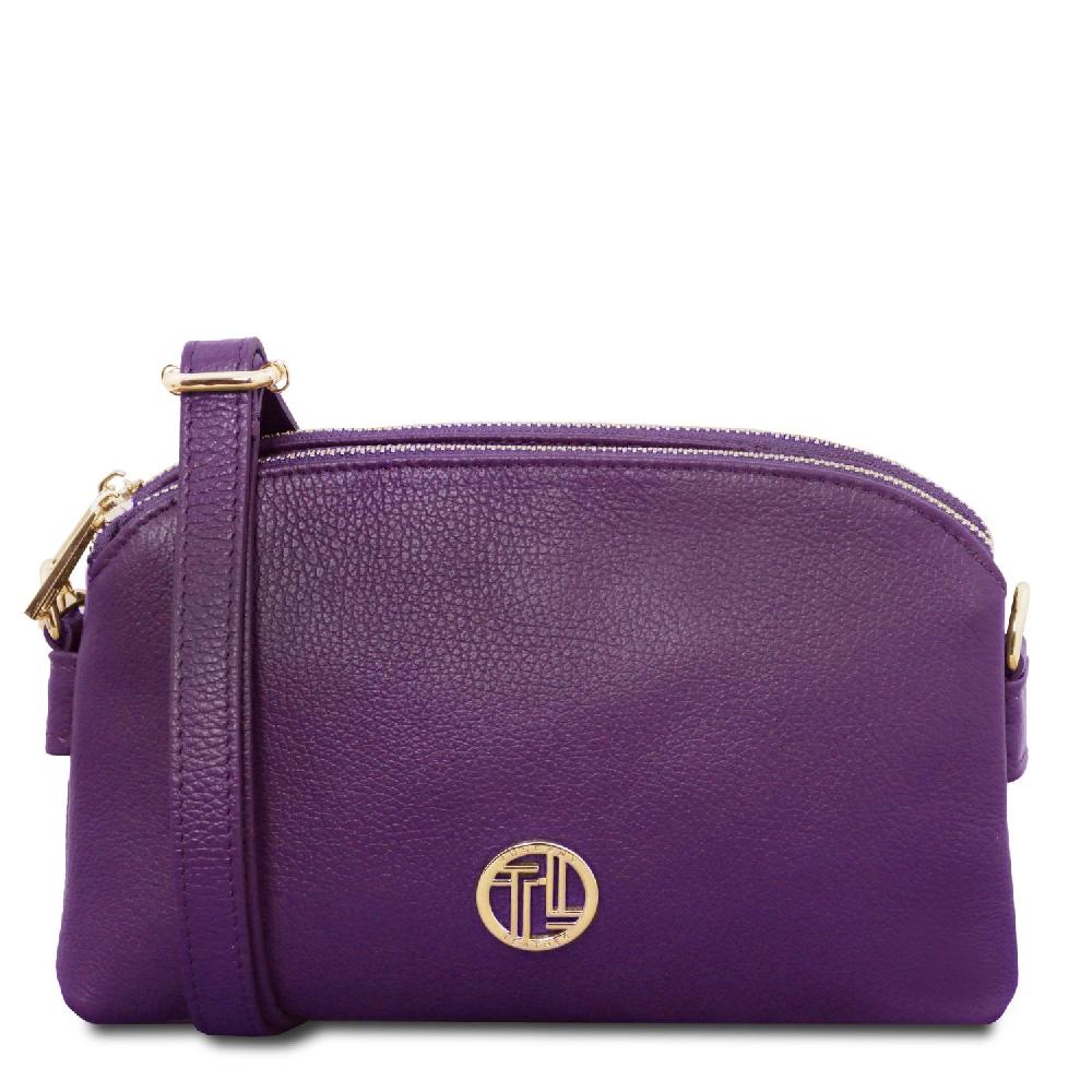 Tuscany Leather Umhängetasche aus Weichem Leder Consegna Veloce