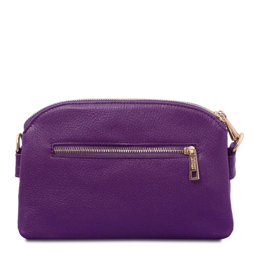 Tuscany Leather Umhängetasche aus Weichem Leder Consegna Veloce