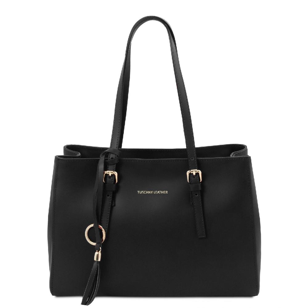 Tuscany Leather Schultertasche aus Leder Vendita Calda