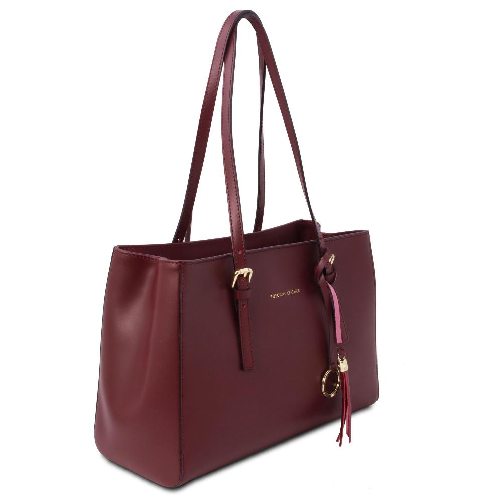 Tuscany Leather Schultertasche aus Leder Vendite Flash