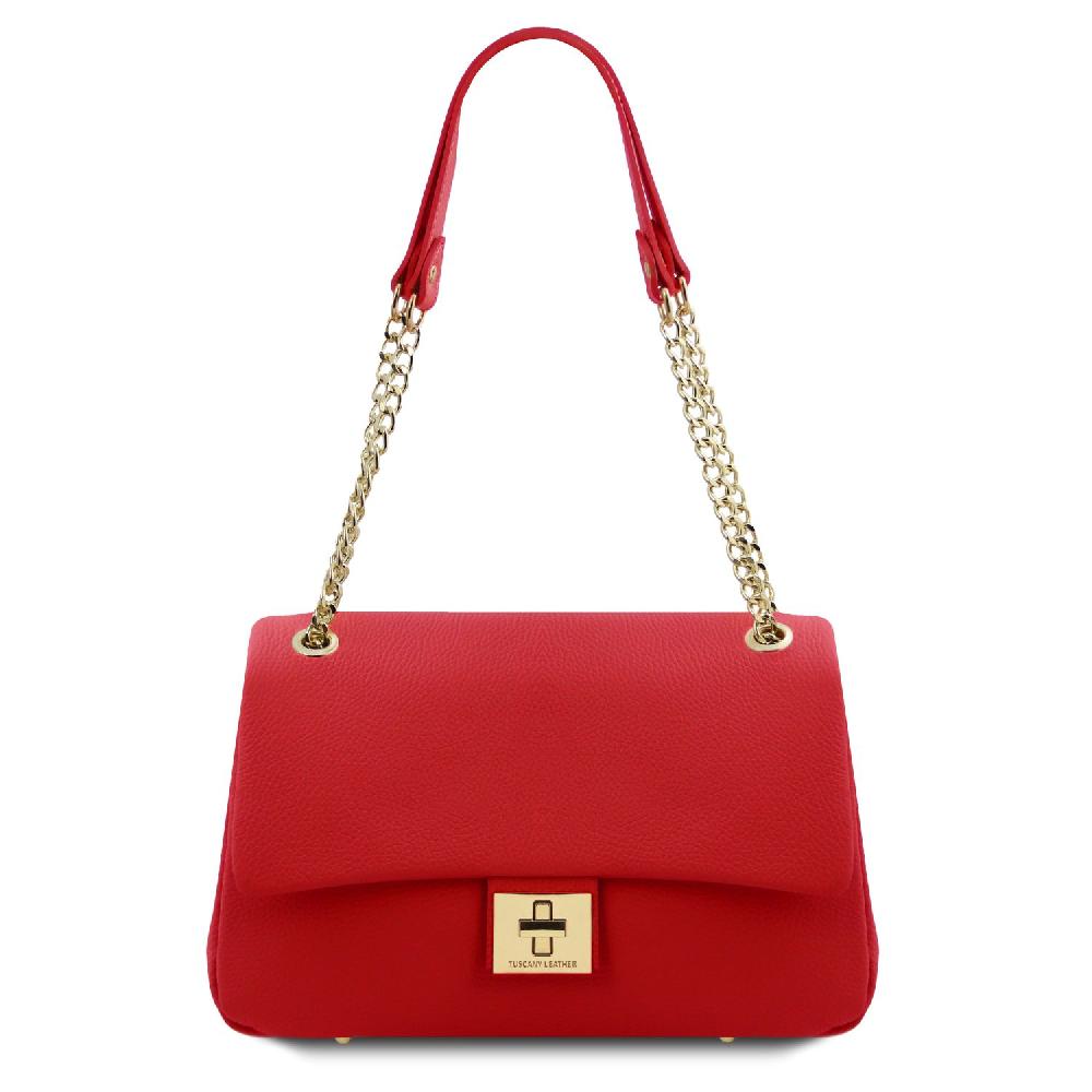 Tuscany Leather Schultertasche aus Weichem Leder Nuova