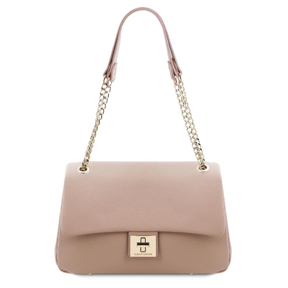 Tuscany Leather Schultertasche aus Weichem Leder Moda