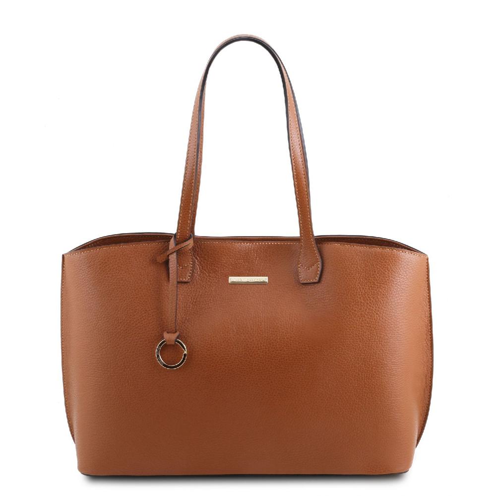 Tuscany Leather Bolso Shopping en Piel Soddisfazione Garantita