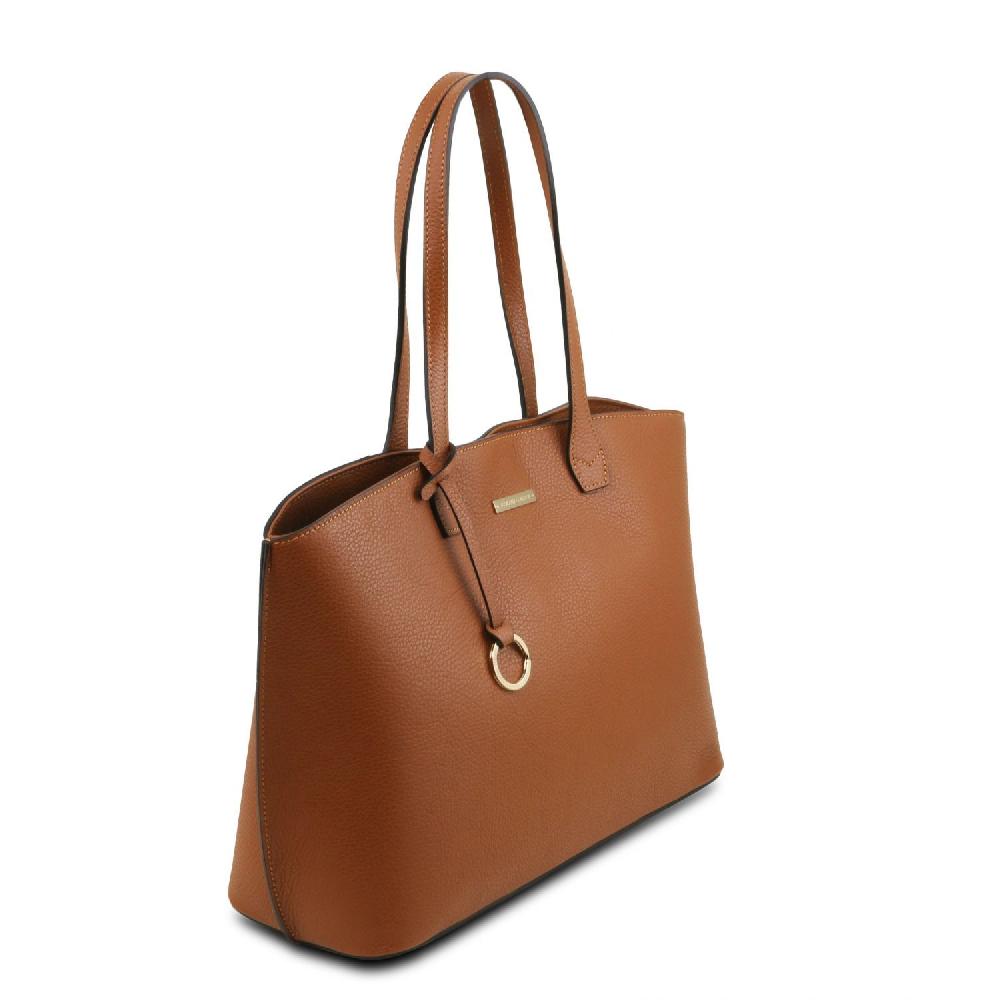 Tuscany Leather Bolso Shopping en Piel Soddisfazione Garantita