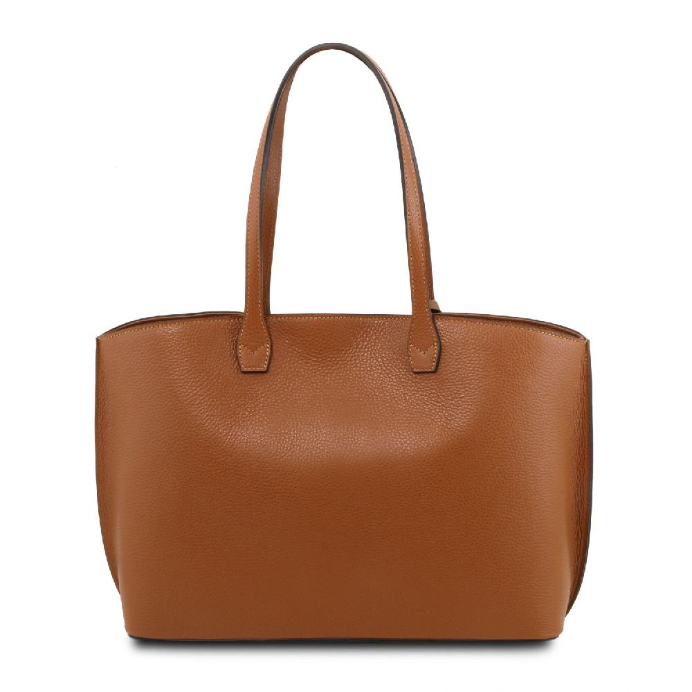 Tuscany Leather Bolso Shopping en Piel Soddisfazione Garantita