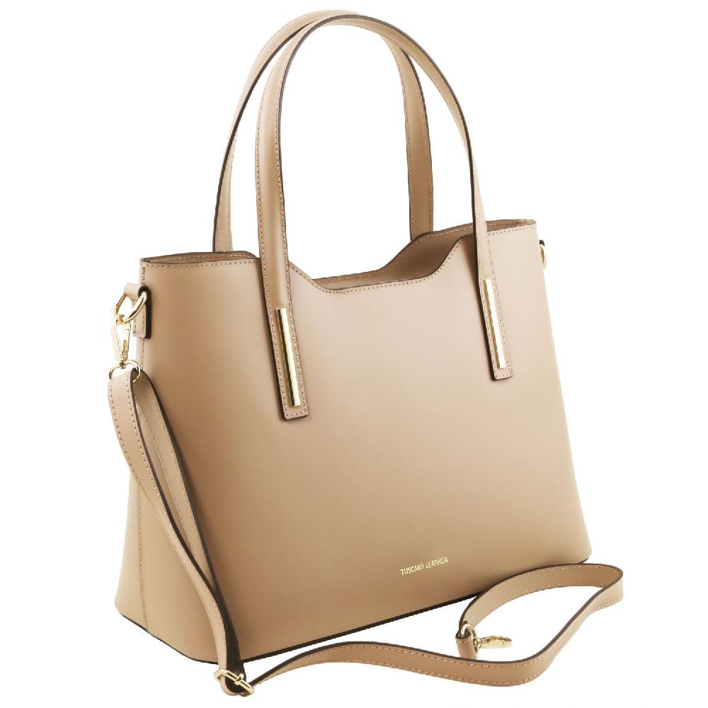 Tuscany Leather Bolso Shopping en Piel Vendita Economica