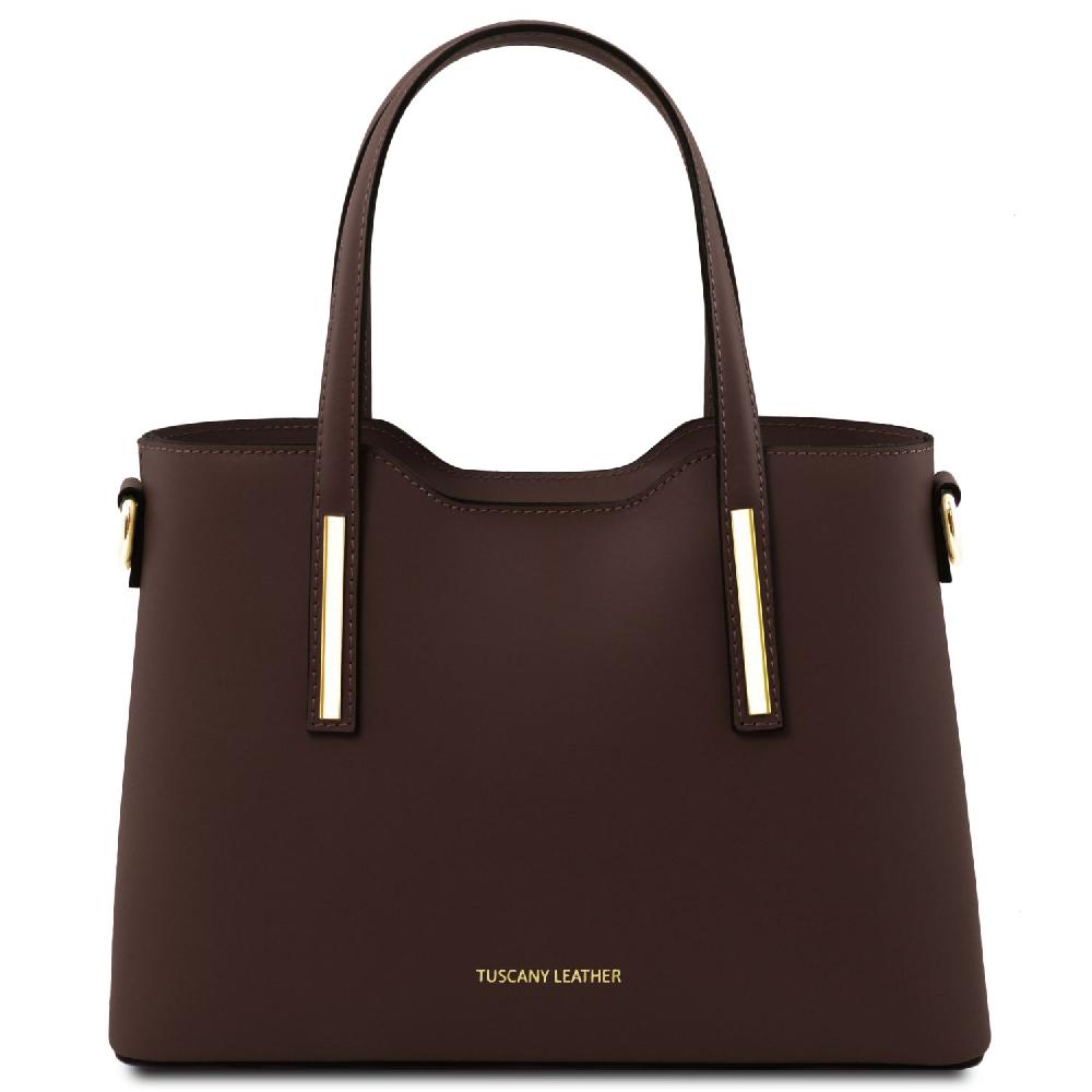 Tuscany Leather Borsa a Mano in Pelle - Misura Piccola Saldi Di Fabbrica