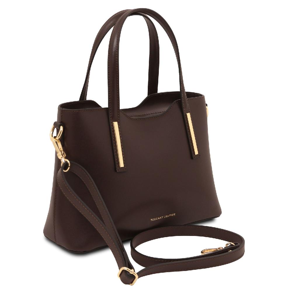 Tuscany Leather Borsa a Mano in Pelle - Misura Piccola Saldi Di Fabbrica