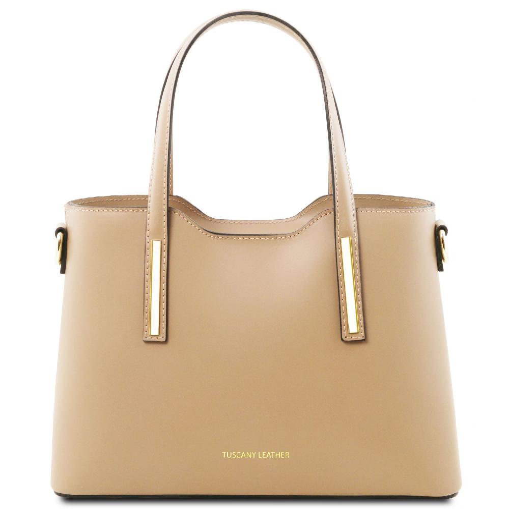 Tuscany Leather Borsa a Mano in Pelle - Misura Piccola Vendite Flash