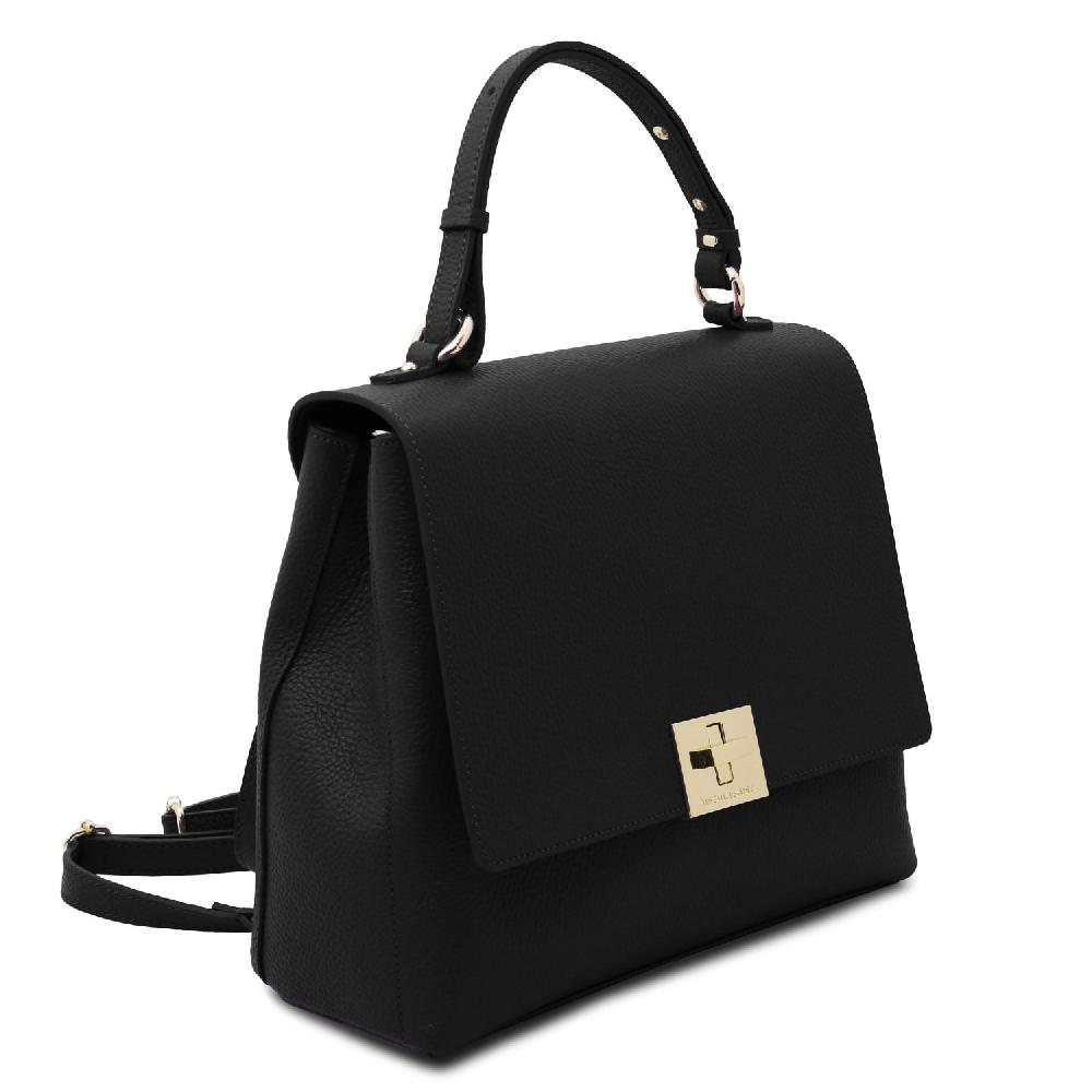 Tuscany Leather Borsa a Mano in Pelle Convertibile a Zaino 2025
