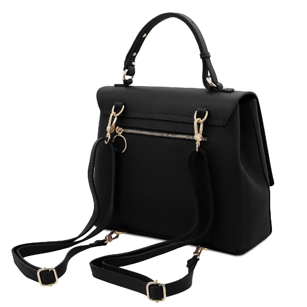 Tuscany Leather Borsa a Mano in Pelle Convertibile a Zaino 2025