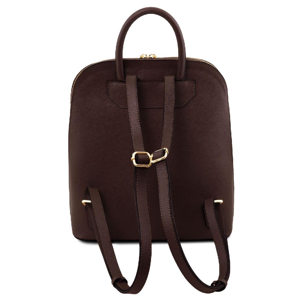 Tuscany Leather Zaino da Donna in Pelle Saffiano Spedizione Gratuita