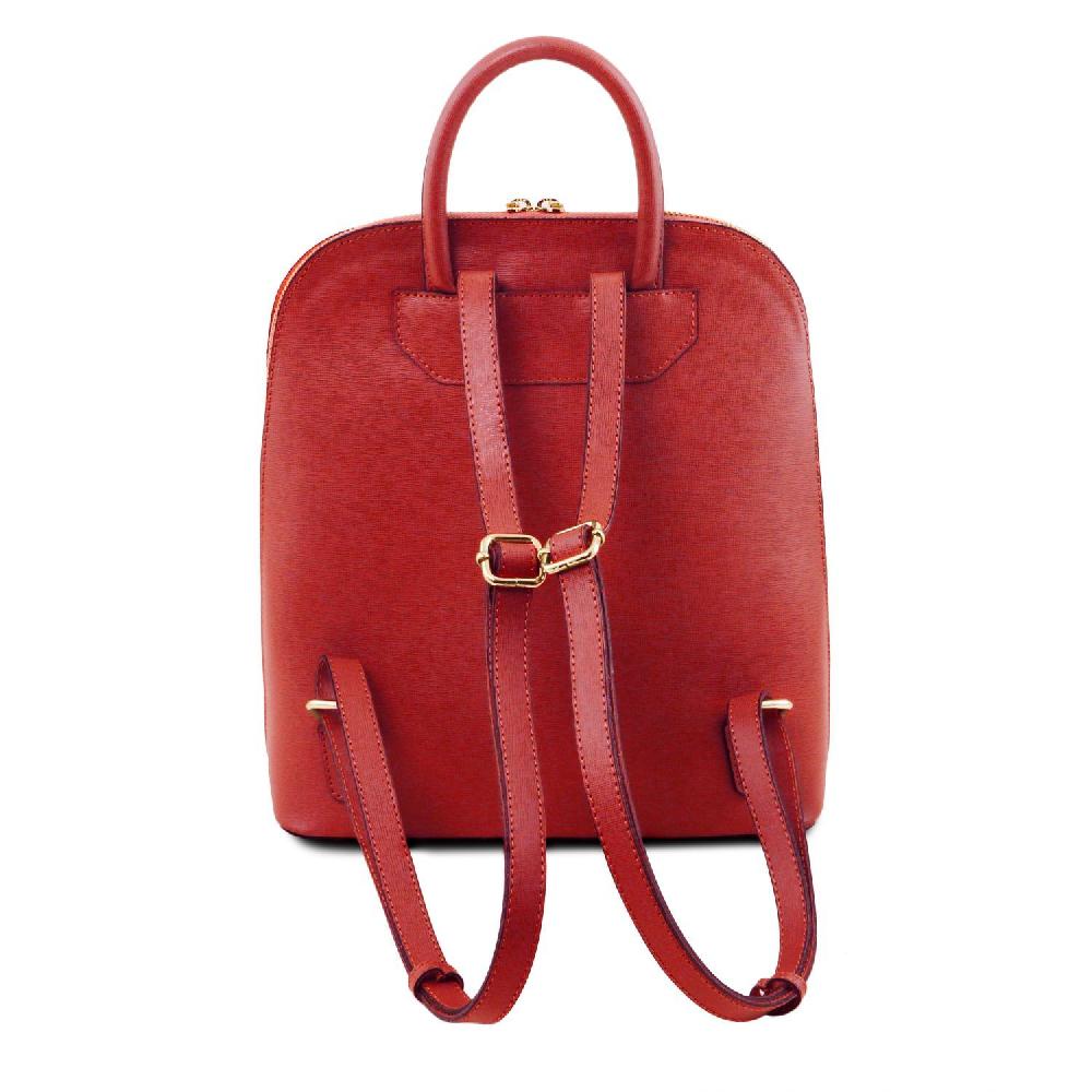 Tuscany Leather Zaino da Donna in Pelle Saffiano Soddisfazione Garantita