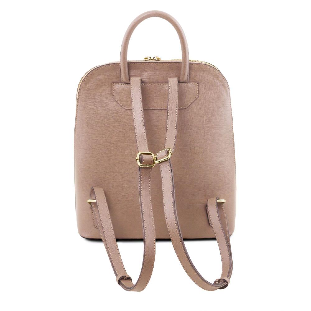 Tuscany Leather Zaino da Donna in Pelle Saffiano Qualità Garantita
