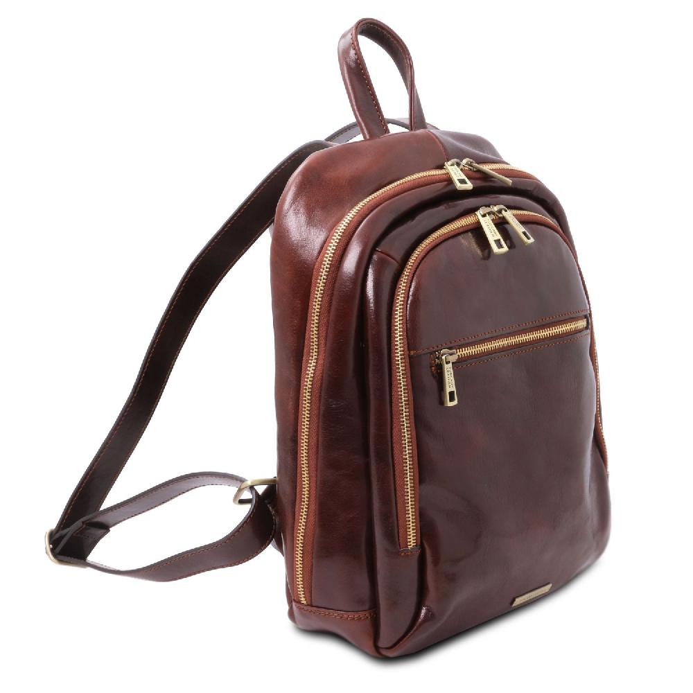 Tuscany Leather Zaino in Pelle 2 Scomparti Shopping Online
