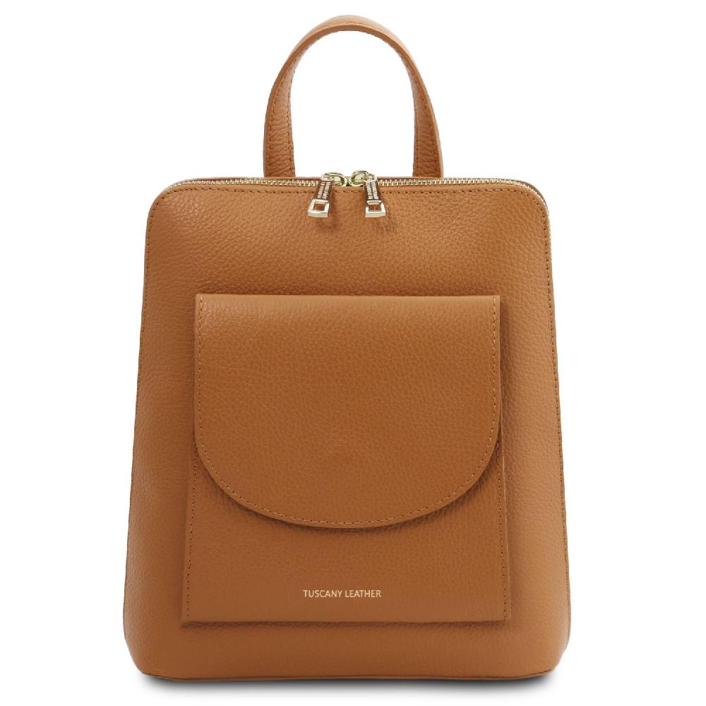Tuscany Leather Zaino Piccolo da Donna in Pelle Convenienza