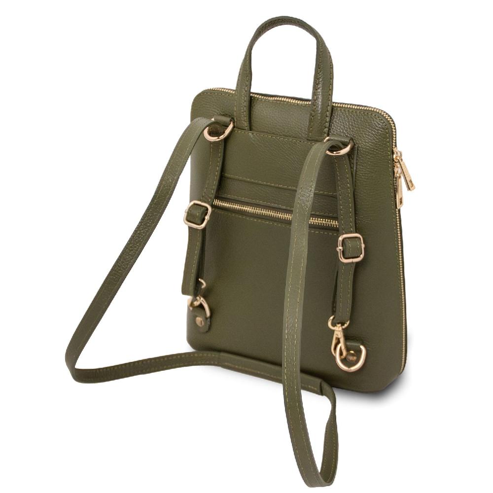 Tuscany Leather Zaino Piccolo da Donna in Pelle Presa