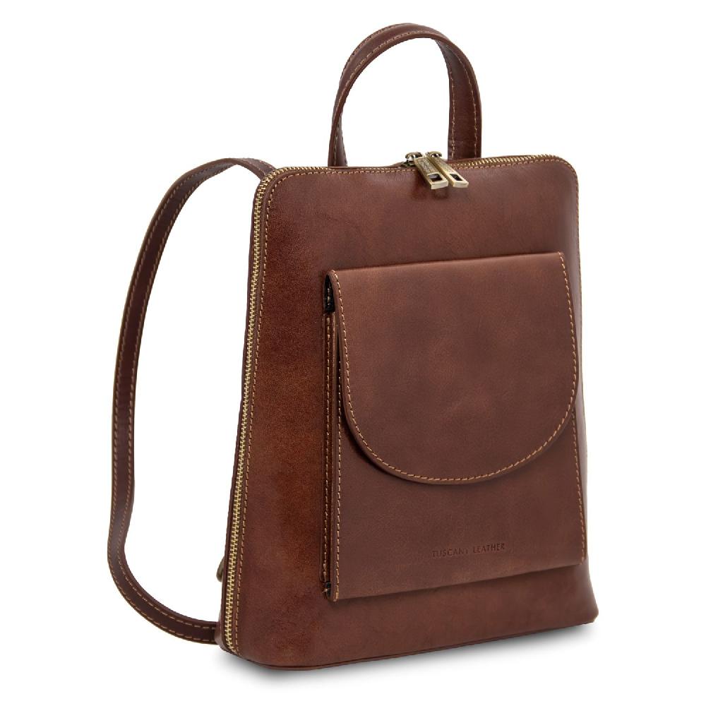 Tuscany Leather Zaino Piccolo da Donna in Pelle In Vendita
