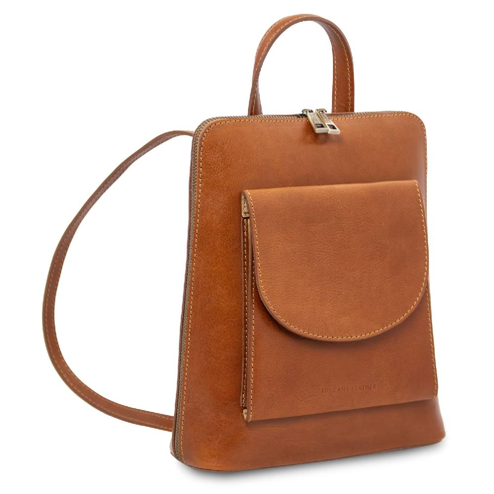 Tuscany Leather Zaino Piccolo da Donna in Pelle Saldi