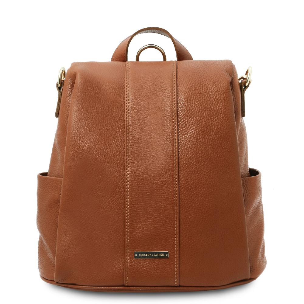 Tuscany Leather Zaino da Donna in Pelle Morbida Saldi Di Fabbrica