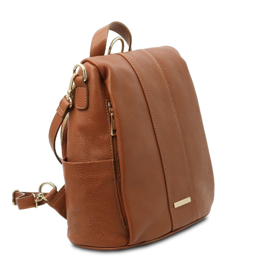 Tuscany Leather Zaino da Donna in Pelle Morbida Saldi Di Fabbrica