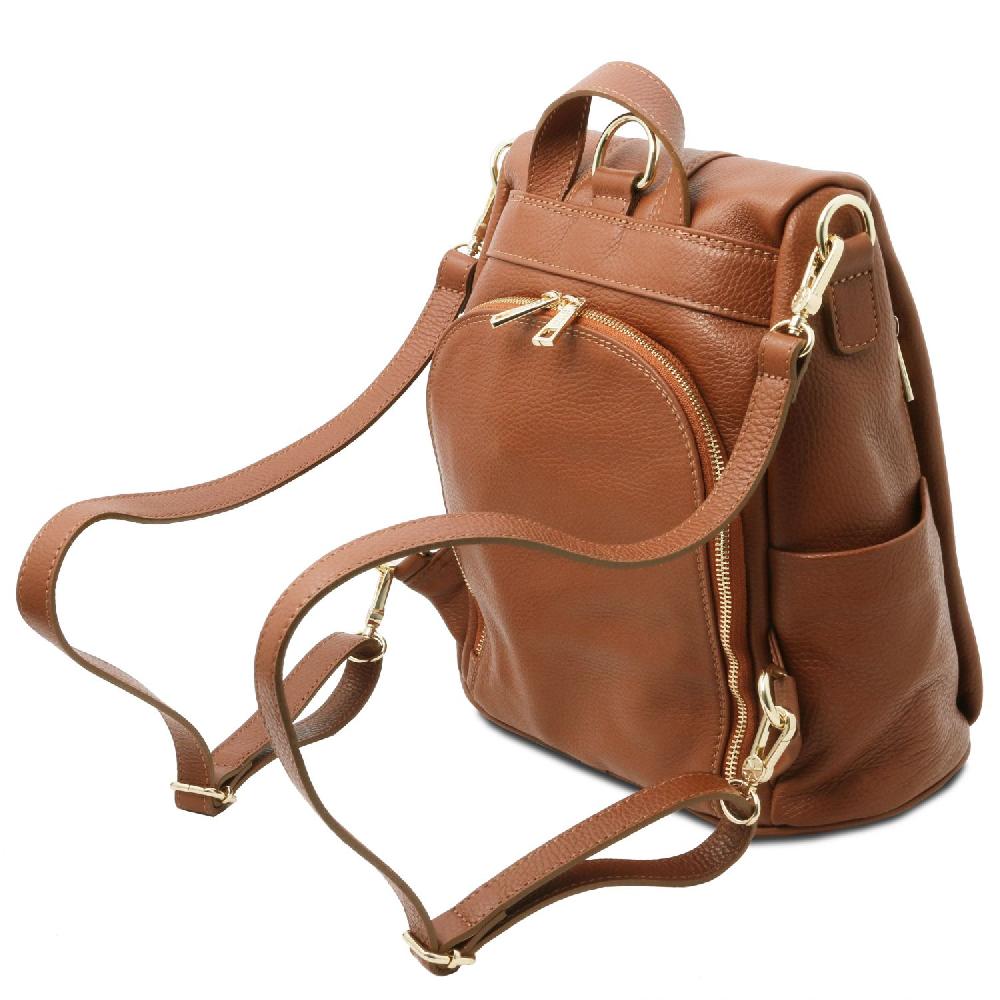 Tuscany Leather Zaino da Donna in Pelle Morbida Saldi Di Fabbrica