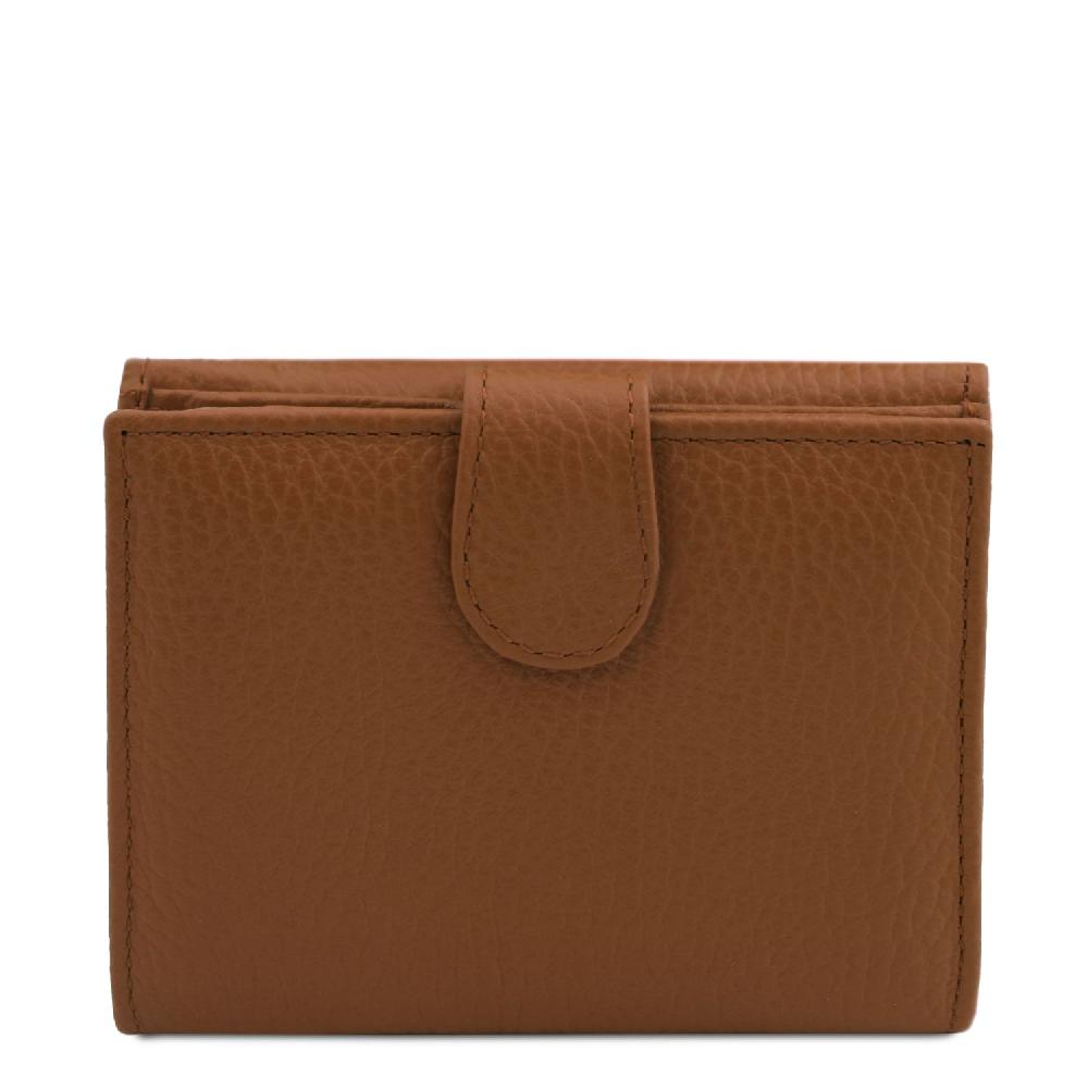 Tuscany Leather Esclusivo Portafoglio da Donna 3 Ante con Portaspiccioli in Pelle Sconto