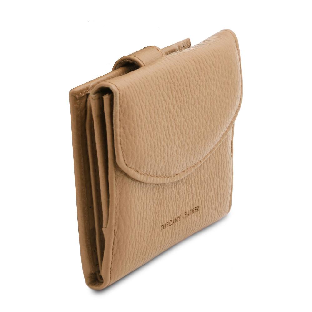 Tuscany Leather Esclusivo Portafoglio da Donna 3 Ante con Portaspiccioli in Pelle Offerta