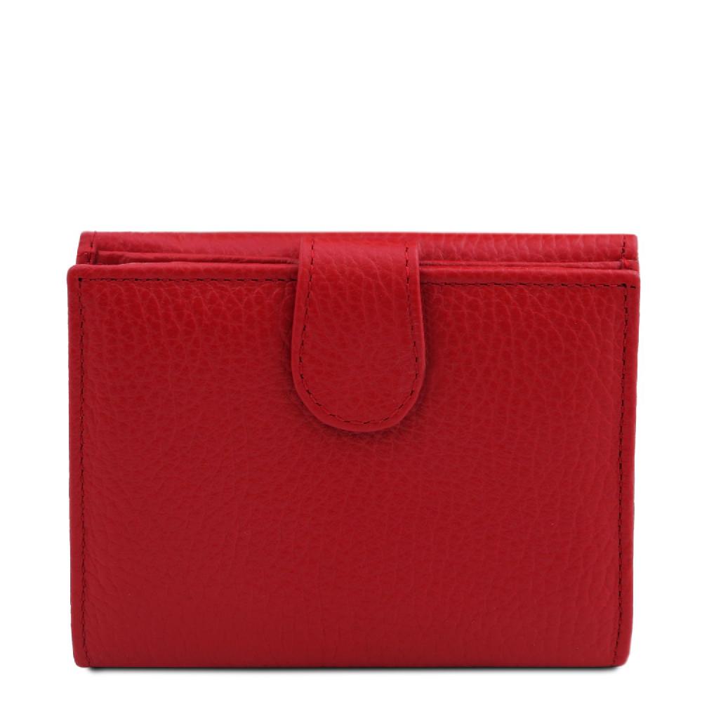 Tuscany Leather Esclusivo Portafoglio da Donna 3 Ante con Portaspiccioli in Pelle Economico