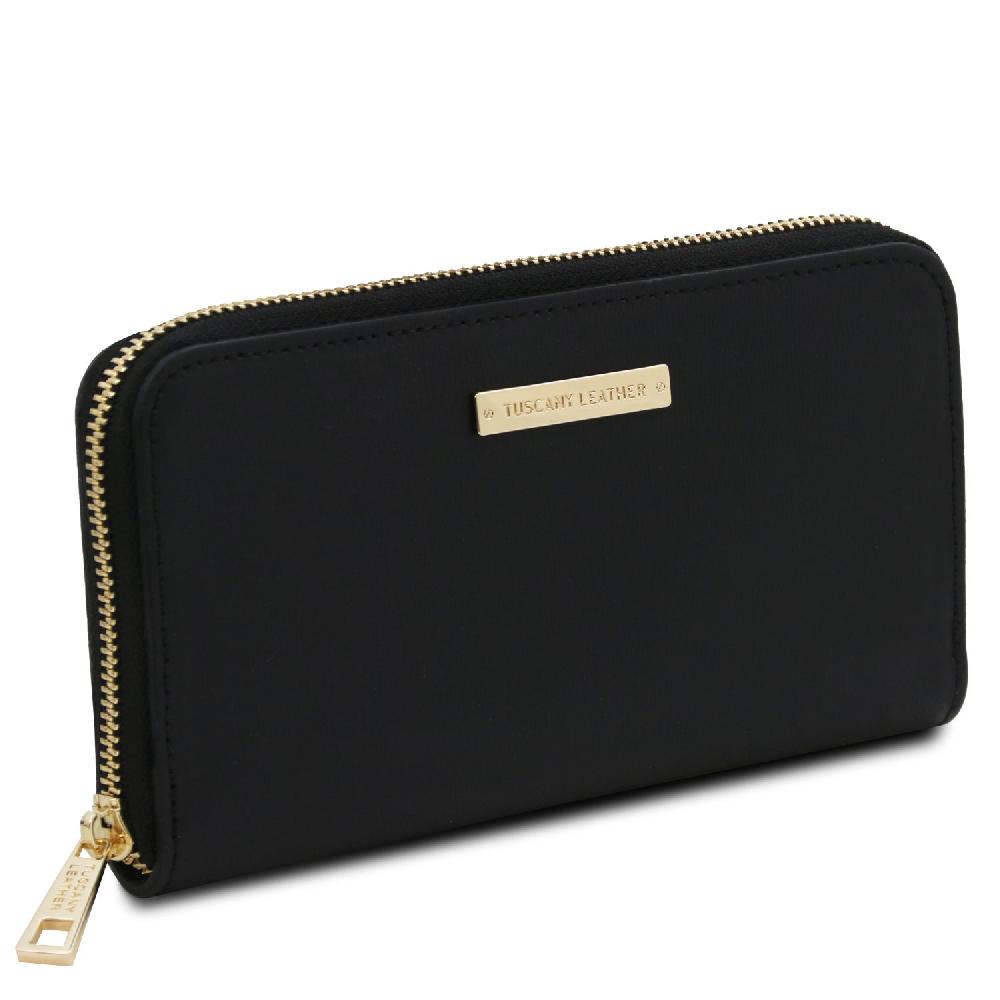 Tuscany Leather Esclusivo Portafogli in Pelle zip Around Outlet