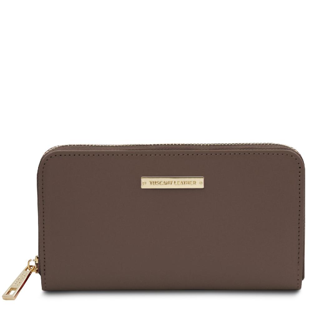 Tuscany Leather Esclusivo Portafogli in Pelle zip Around Saldi