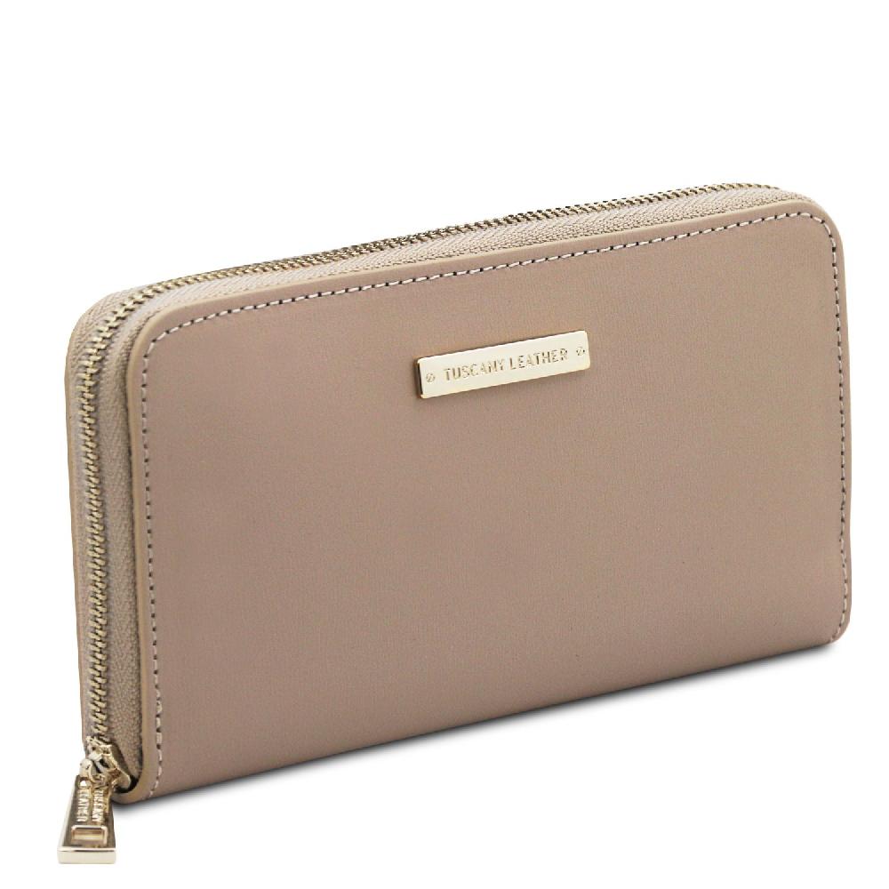 Tuscany Leather Esclusivo Portafogli in Pelle zip Around Offerte