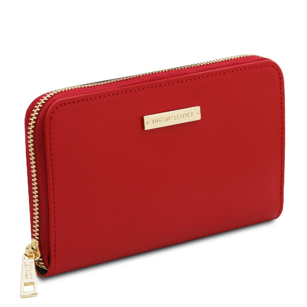Tuscany Leather Esclusivo Portafogli in Pelle zip Around Hotsell